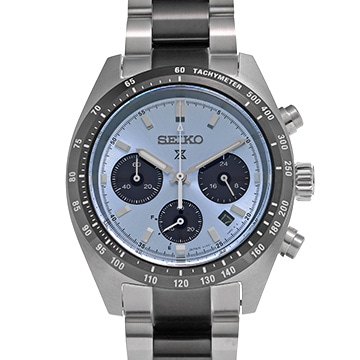 セイコー プロスペックス スピードタイマー ソーラークロノグラフ SBDL093 アイスブルー/ブラック メンズ 時計 【中古】【wristwatch】