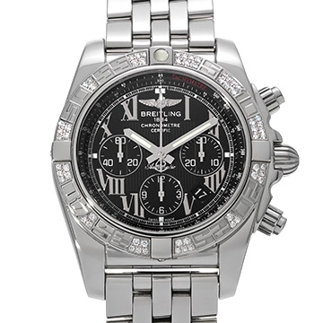 ブライトリング クロノマット44 AB0110AA/B956 ブラック メンズ 時計 【中古】【wristwatch】
