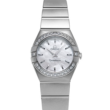 オメガ コンステレーション クォーツ 123.15.24.60.05.001 ホワイトシェル レディース 時計 【中古】【wristwatch】