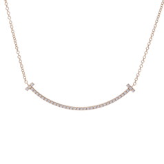 ティファニー Tスマイルネックレス スモール ゴールド K18イエローゴールド YG レディース ジュエリー 【中古】【jewelry】
