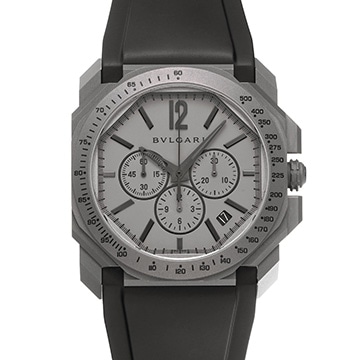 ブルガリ オクト ヴェロチッシモ クロノグラフ BGO41C14TVDCH グレー メンズ 時計 【中古】【wristwatch】