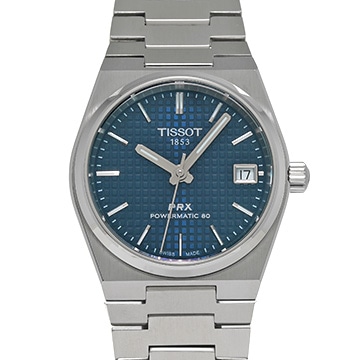 ティソ PRX パワーマティック 80 T137.207.11.041.00 ブルー メンズ 時計 【中古】【wristwatch】