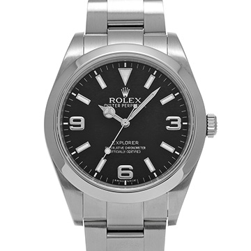 ロレックス エクスプローラー 214270 ブラック メンズ 時計 【中古】【wristwatch】