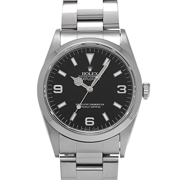 ロレックス エクスプローラー 14270 ブラック メンズ 時計 【中古】【wristwatch】