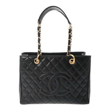 シャネル GST ブラック A50995 キャビアスキン レディース バッグ 【中古】【bag】