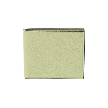 グッチ グリーン 658681 エンボスレザー レディース 財布 【中古】【purse】