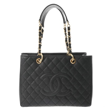 シャネル GST ブラック A50995 キャビアスキン レディース バッグ 【中古】【bag】