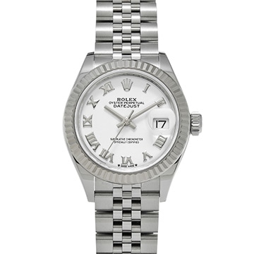 ロレックス デイトジャスト レディ 279174 ホワイト レディース 時計 【中古】【wristwatch】