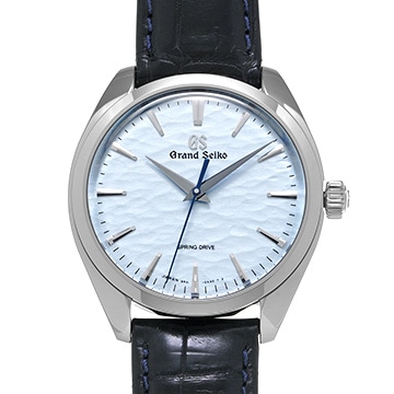 グランドセイコー エレガンスコレクション スプリングドライブ 御神渡り SBGY007 ブルー メンズ 時計 【中古】【wristwatch】