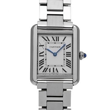 カルティエ タンク ソロ SM W5200013 シルバー レディース 時計 【中古】【wristwatch】