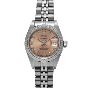 ロレックス デイトジャスト 79174 ピンク レディース 時計 【中古】【wristwatch】