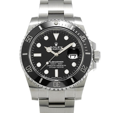ロレックス サブマリーナ デイト 116610LN ブラック メンズ 時計 【中古】【wristwatch】