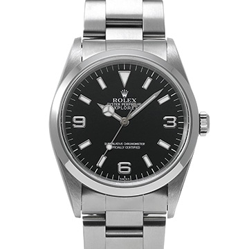 ロレックス エクスプローラー 14270 ブラック メンズ 時計 【中古】【wristwatch】