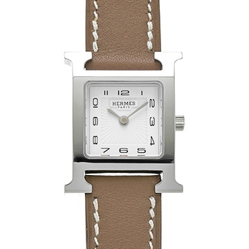 エルメス Hウォッチ HH1.201 ホワイト レディース 時計 【中古】【wristwatch】