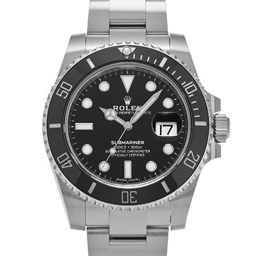 ロレックス サブマリーナ デイト 116610LN ブラック メンズ 時計 【中古】【wristwatch】