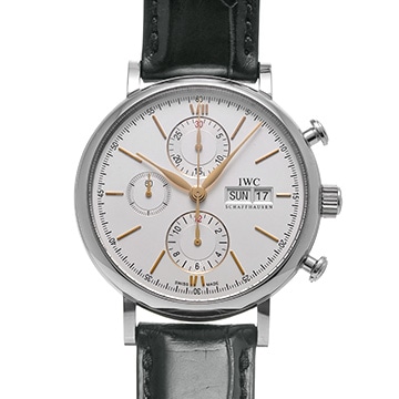 IWC ポートフィノ クロノグラフ IW391022 シルバー メンズ 時計 【中古】【wristwatch】