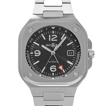ベル＆ロス BR 05 GMT ブラック BR05G-BL-ST/SST ブラック メンズ 時計 【中古】【wristwatch】