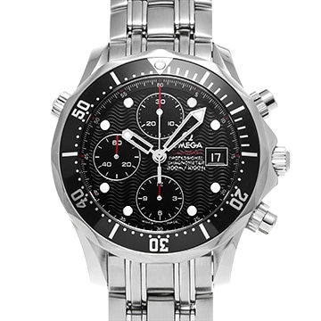オメガ シーマスター ダイバー300 クロノグラフ 213.30.42.40.01.001 ブラック メンズ 時計 【中古】【wristwatch】