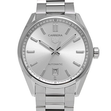 タグ ホイヤー カレラ キャリバー5 WBN2111.BA0639 シルバー メンズ 時計 【中古】【wristwatch】