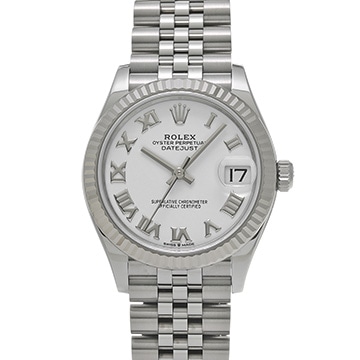 ロレックス デイトジャスト 31 278274 ホワイト ユニセックス 時計 【中古】【wristwatch】