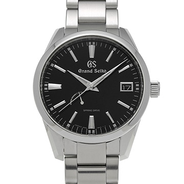 グランドセイコー ヘリテージコレクション スプリングドライブ SBGA301 ブラック メンズ 時計 【中古】【wristwatch】
