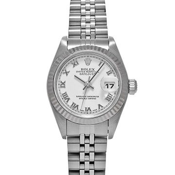 ロレックス デイトジャスト 79174 ホワイト レディース 時計 【中古】【wristwatch】