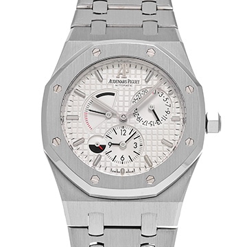 オーデマ ピゲ ロイヤルオーク デュアルタイム 26120ST.OO.1220ST.01 シルバー メンズ 時計 【中古】【wristwatch】