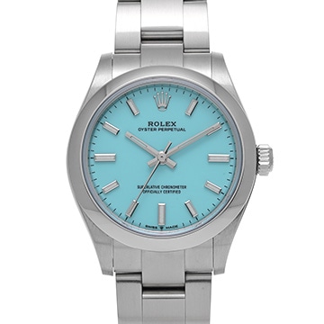 ロレックス オイスターパーペチュアル 31 277200 ターコイズブルー ユニセックス 時計 【中古】【wristwatch】