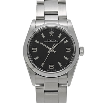 ロレックス オイスターパーペチュアル 67480 ブラック ユニセックス 時計 【中古】【wristwatch】