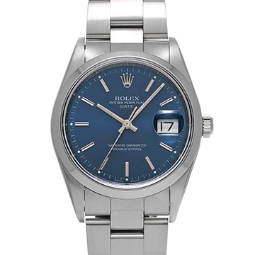 ロレックス オイスターパーペチュアル デイト 15200 ブルー メンズ 時計 【中古】【wristwatch】