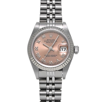 ロレックス デイトジャスト 79174 ピンク レディース 時計 【中古】【wristwatch】