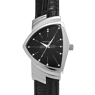 ハミルトン ベンチュラ H244110 ブラック メンズ 時計 【中古】【wristwatch】