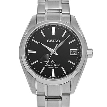 グランドセイコー スプリングドライブ  SBGA003 ブラック メンズ 時計 【中古】【wristwatch】