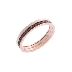 ブシュロン キャトルクラシックリング ハーフ #59 ゴールド JAL00175 K18ピンクゴールド PG/PVD レディース ジュエリー 【中古】【jewelry】