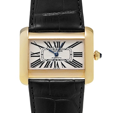 カルティエ タンク ディヴァン LM W6300856 シルバー メンズ 時計 【中古】【wristwatch】
