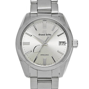 グランドセイコー ヘリテージコレクション スプリングドライブ SBGA437 シルバー メンズ 時計 【中古】【wristwatch】