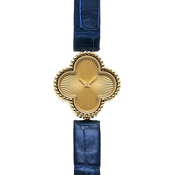 ヴァン クリーフ&アーペル スウィート アルハンブラ VCAR08WT00 ゴールド レディース 時計 【中古】【wristwatch】