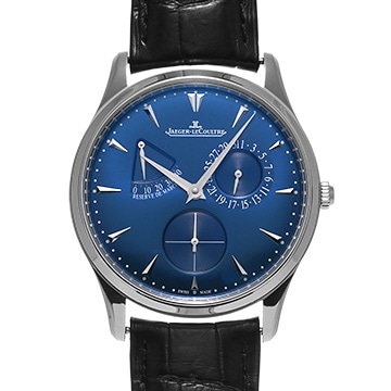 ジャガー ルクルト マスター ウルトラスリム リザーブ ド マルシェ Q1378480 ブルー メンズ 時計 【中古】【wristwatch】