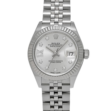 ロレックス デイトジャスト 279174G シルバー/スターダイヤモンド レディース 時計 【中古】【wristwatch】