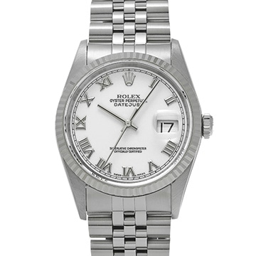 ロレックス デイトジャスト 16234 ホワイト メンズ 時計 【中古】【wristwatch】
