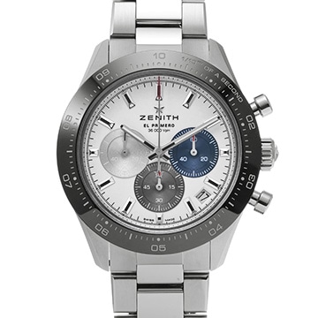 ゼニス クロノマスター スポーツ エル・プリメロ 03.3100.3600/69.M3100 ホワイトマット メンズ 時計 【中古】【wristwatch】