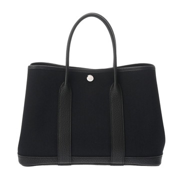 エルメス ガーデンパーティ TPM ブラック トワルミリタリー/ネゴンダ レディース バッグ 【中古】【bag】