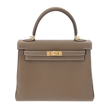 エルメス ケリー 25 内縫い 2WAY エトゥープ トゴ レディース バッグ 【未使用】【bag】