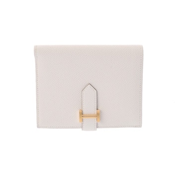 エルメス ベアン コンパクト グリペール ヴォーエプソン ユニセックス 財布 【未使用】【purse】