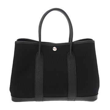 エルメス ガーデンパーティ TPM ブラック トワルミリタリー/ネゴンダ レディース バッグ 【未使用】【bag】
