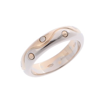 ブルガリ オンダリング ゴールド K18イエローゴールド YG/K18ホワイトゴールド WG レディース ジュエリー 【中古】【jewelry】