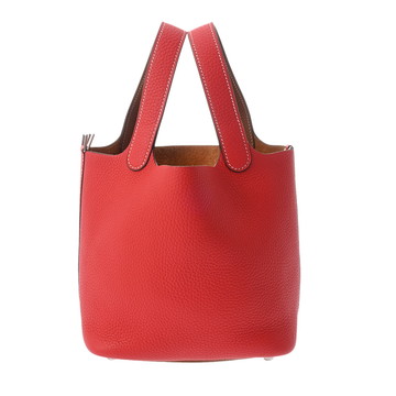 エルメス ピコタンロック PM カザック ゴールド/ルージュクー トリヨンクレマンス レディース バッグ 【中古】【bag】