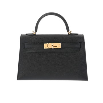 エルメス ミニケリー2 2WAY ブラック ヴォーエプソン レディース バッグ 【未使用】【bag】