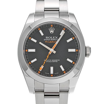ロレックス ミルガウス 116400 ブラック メンズ 時計 【中古】【wristwatch】