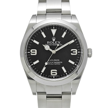 ロレックス エクスプローラー 214270 ブラック メンズ 時計 【中古】【wristwatch】